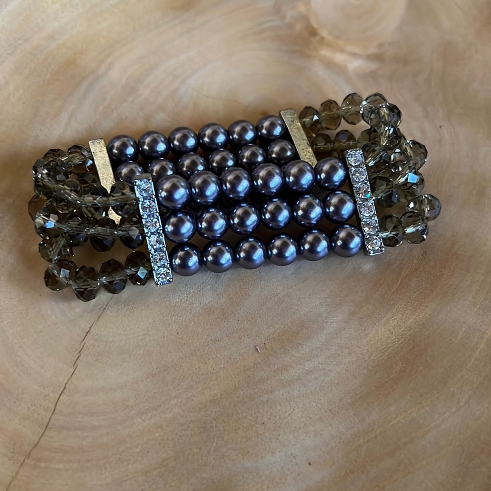 Ann Taylor Beaded Stretch Bracelet